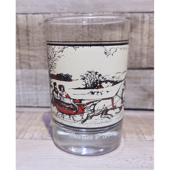 2 -1981 Currier & Ives Tumblers/Vintage Arby's Glasses Collector's Series - Picture 4 of 11